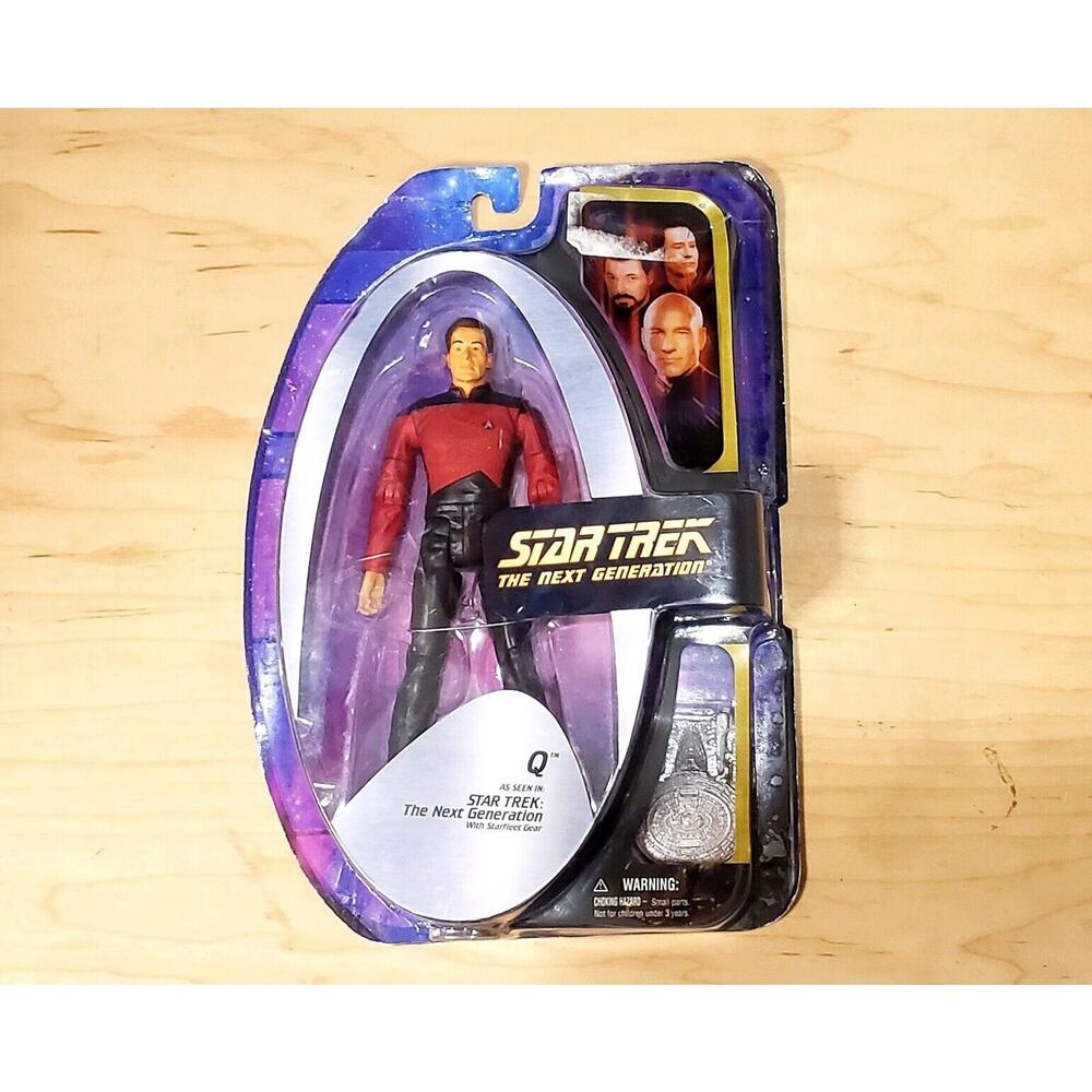🛸⭐ Star Trek The Next Generation John DeLance "Q" Figure by Art Asylum ⭐🛸